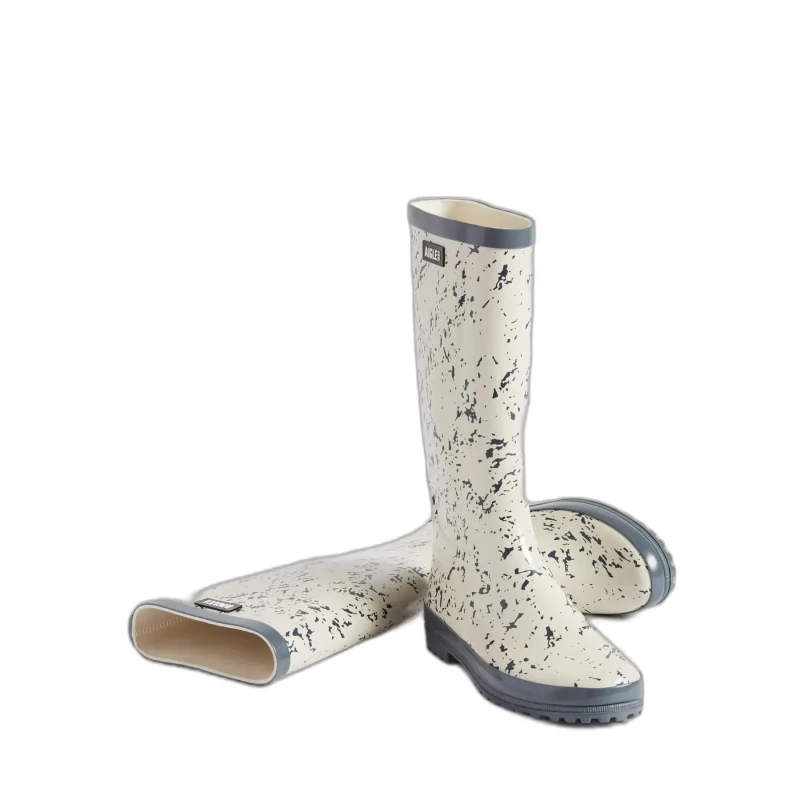 Image of Aigle Womens rain boots Aigle Eliosa Pt Blanc Female 37