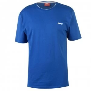 Image of Slazenger Tipped T Shirt Mens - Royal Blue