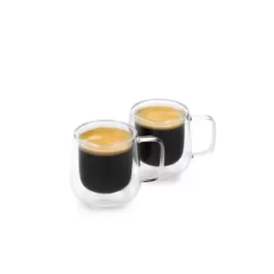 Image of La Cafetiere Siena Double-Walled Espresso Glasses, Set of 2, 100ml