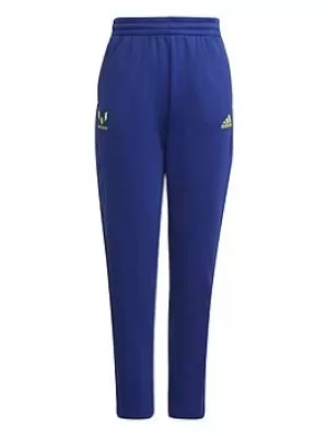 Image of Boys, adidas Messi Pant, Blue, Size 13-14 Years