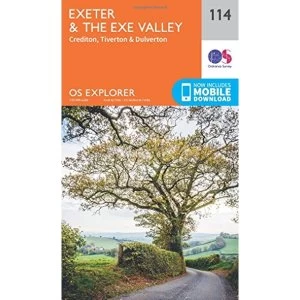 Image of Exeter and the Exe Valley Sheet map, folded 2015