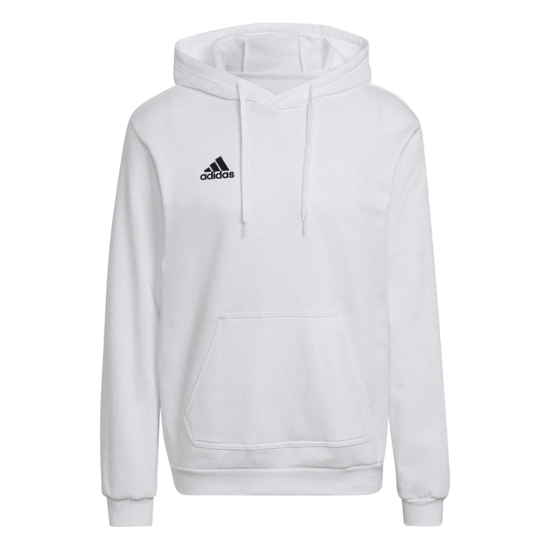 Image of adidas Entrada 22 Sweat Hoodie Mens White/Black male 3XL