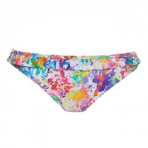 Image of Figleaves Sophie Rio Bikini Briefs - WHITE/MULTI
