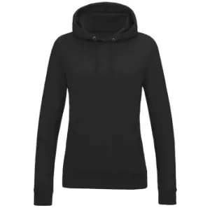 Image of AWDis Womens/Ladies Girlie College Hoodie (XXL) (Black Smoke)