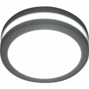 Image of Loops - Outdoor IP54 Wall or Ceiling Light Graphite LED GX53 9W