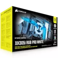Image of Corsair Hydro X Series iCUE XH305i RGB PRO 360mm CPU Custom Cooling Kit - White