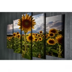 Image of BC039 Multicolor Decorative Canvas Painting (5 Pieces)