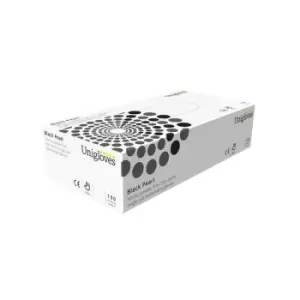 Image of Black Nitrile Powder Free Gloves - Extra Large - Pack of 100 - GP0035 - Unicare