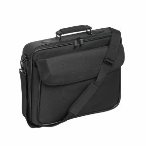 Image of Targus Classic Clamshell Premium Protective Laptop Bag with Handles specifically designed to fit up to 15-15.6-Inch, Black...