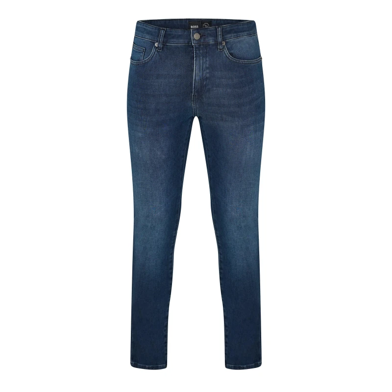 Image of Boss Mens P-Delaware 3-1 Slim Fit Jeans Medium Blue male 30W R