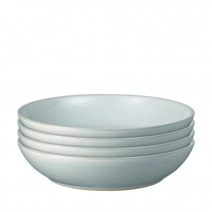 Image of Intro Pale Blue 4 Piece Pasta Bowl Set