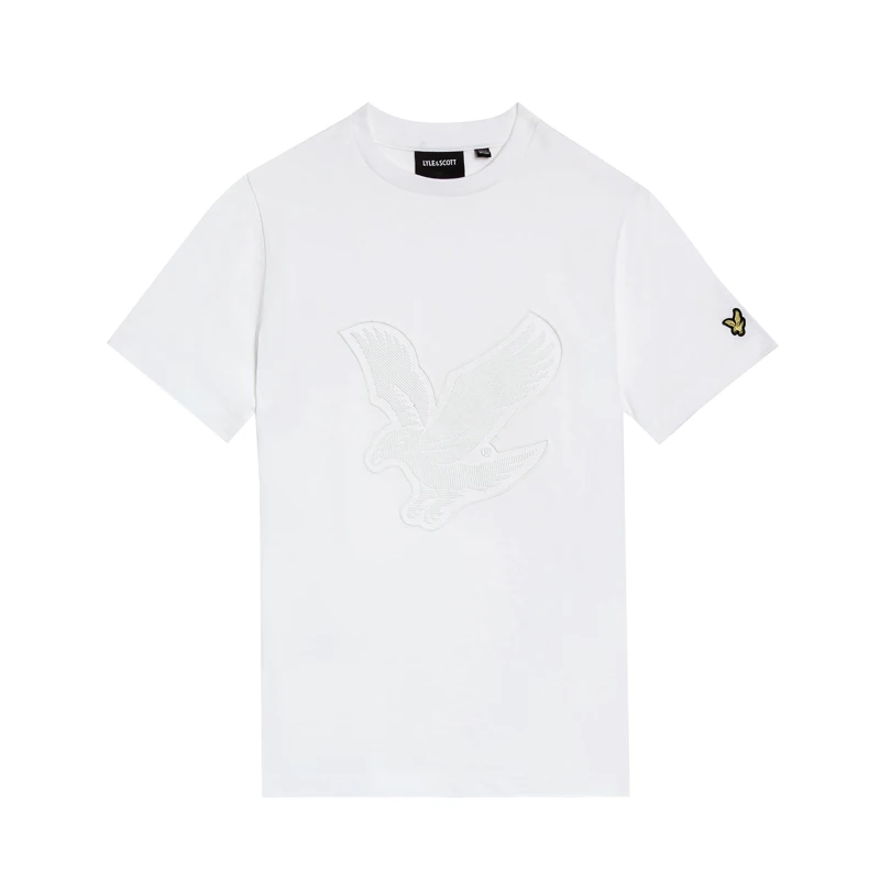 Image of Lyle and Scott Graphic T-Shirt Juniors - White White 5 - 6 Years