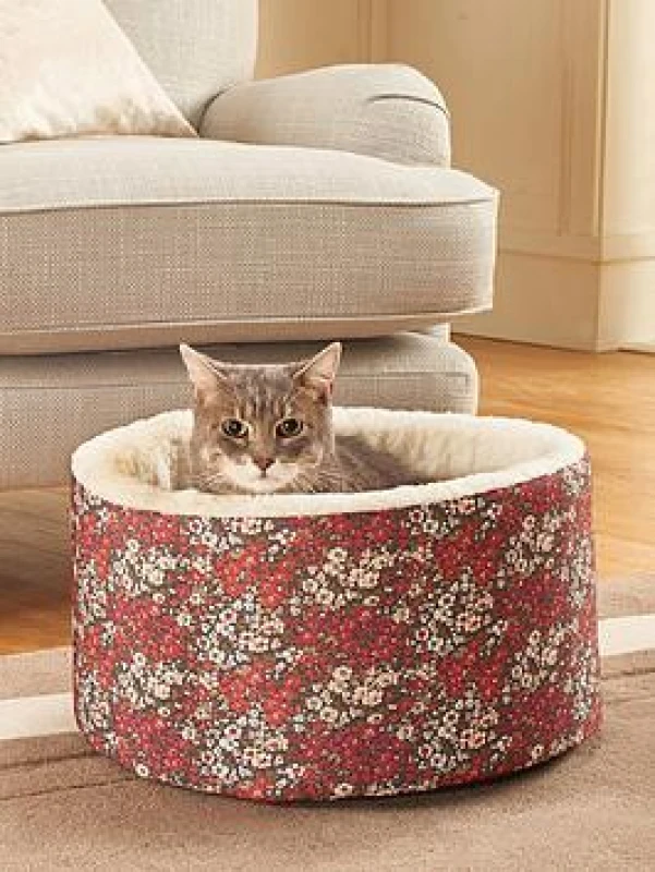 Image of Laura Ashley Libby Cat Cosy Medium, Multi 72865