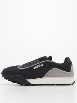 Image of Hugo Casey_Runn Dark Blue Trainers