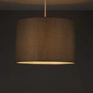 Image of Colours Harstad Steel Grey Woven Light Shade