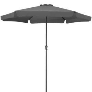 Image of Garden Sun Parasol 3.3m Patio Umbrella UV-40 Shade Canopy Large Terrace Balcony Anthracite