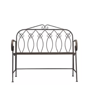 Image of Malham Outdoor Bench Black