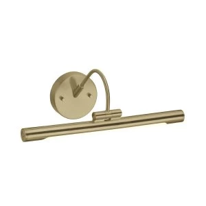 Image of LED 1 Light Small Picture Wall Light Brass