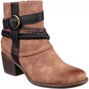 Image of Divaz Womens/Ladies Vado Fleece Lined Casual Fashion Ankle Boots UK Size 8 (EU 41)