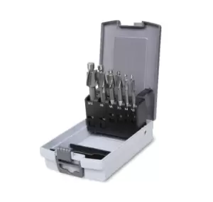 Image of Beta Tools 421/SP 6pc HSS Countersink Drill Bit Set w Guide Pins M3-10 004210019