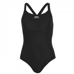 Image of Slazenger X Back Swimsuit Ladies - Black