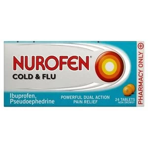 Image of Nurofen Cold and Flu Relief Tablets - 24 Tablets