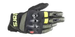 Image of Alpinestars Halo Forest Black Yellow Fluo M