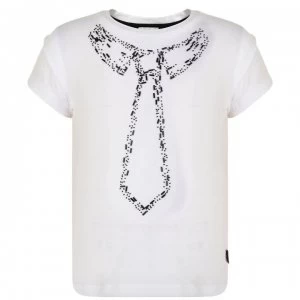 Image of Karl Lagerfeld Children Girls Summer Klub T Shirt - White 10B