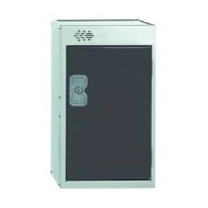 Image of One Compartment Quarto Locker D450mm Dark Grey Door MC00081