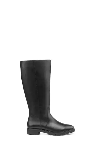 Image of Hotter 'Annalise' Long-Leg Boots Black