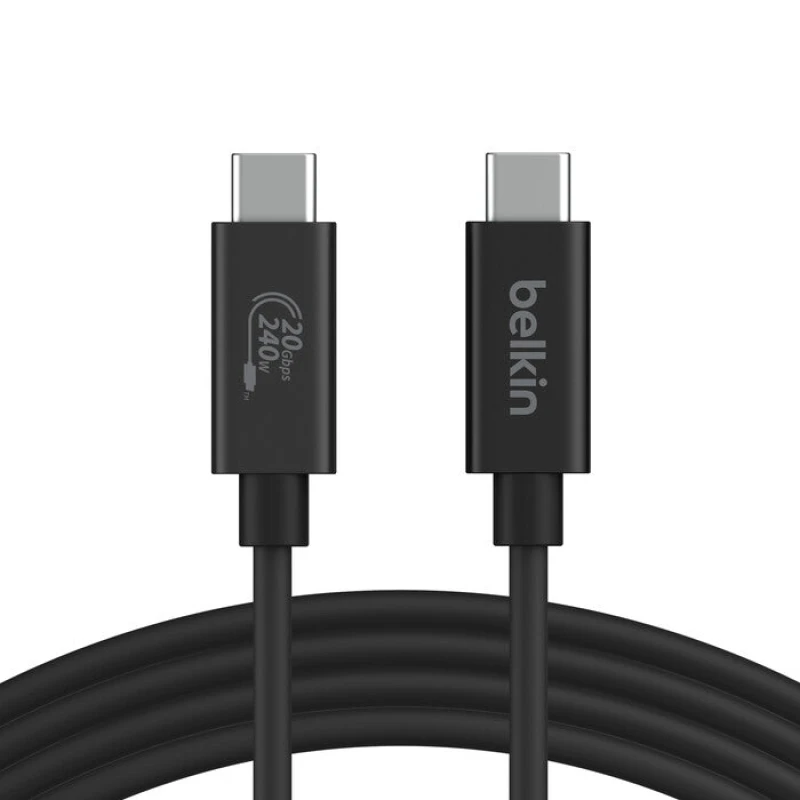 Image of BELKIN Connect INZ004bt2MBK USB Type-C 4.0 Cable - 2m 745883879892