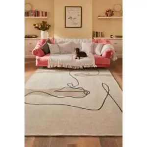 Image of Expression Linear Face Rug