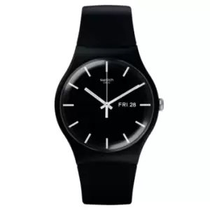 Image of Swatch Biosourced Mono Black Again Unisex Watch SO29B704