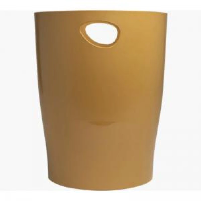 Image of Exacompta Exacompta Neo Deco 15 Litre Waste Bin 263 x 263 x 335mm Copper Gold (Each) - 45329D 45329D