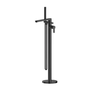 Image of Nuie Arvan Freestanding Bath Shower Mixer - Matt Black