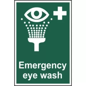 Image of Emergency eye wash - Self Adhesive Vinyl Sign - 300 x 200mm