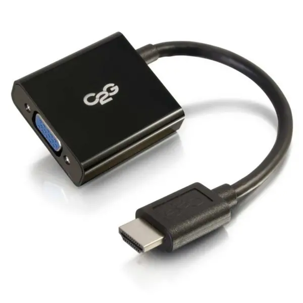 Image of C2G HDMI Male to VGA Female Adapter Converter Dongle