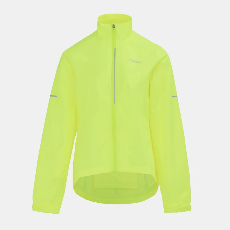 Image of Pinnacle Womens Waterproof Lightweight Reflective Performance Cycling Jacket Yellow female 10 (S)