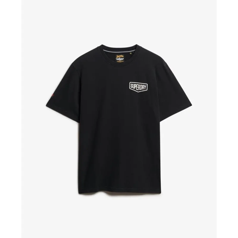 Image of Superdry T-Shirt Superdry Work Tab Noir Male S