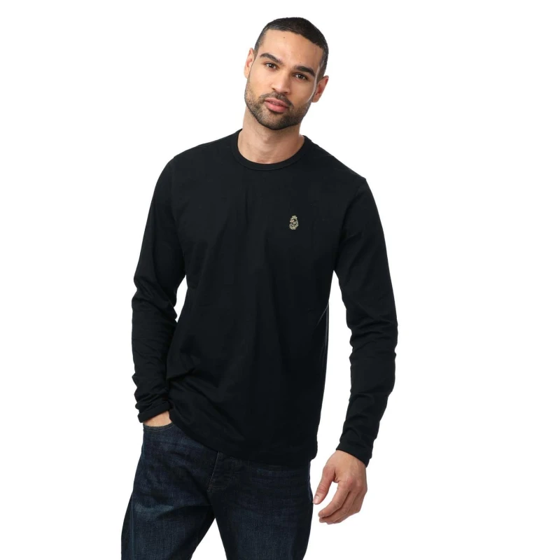 Image of Luke 1977 Trous Long Sleeve T-Shirt - Black 2XL