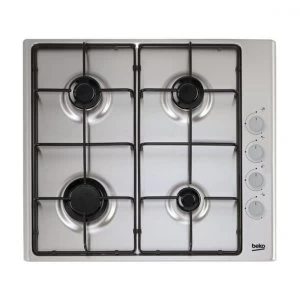 Image of Beko CIHG21SX 4 Burner Gas Hob