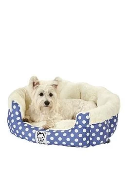 Image of Bunty Deep Dream Pet Bed Blue Large - Small