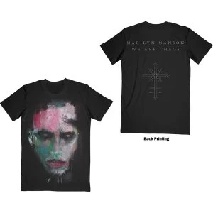 Image of Marilyn Manson - We Are Chaos Unisex Medium T-Shirt - Black
