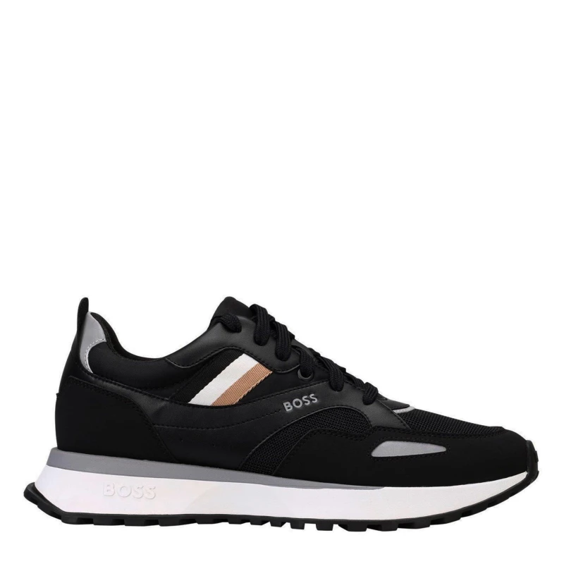 Image of BOSS Jonah Runner Style Trainer - Black 9