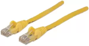 Image of Intellinet Network Patch Cable, Cat6, 0.5m, Yellow, CCA, U/UTP,...