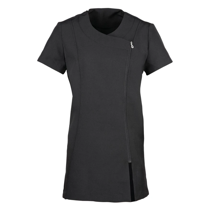 Image of Premier Camellia Short-Sleeved Tunic Black female