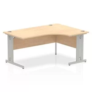 Image of Impulse Cable Managed 1600 Right Hand Crescent Desk Maple