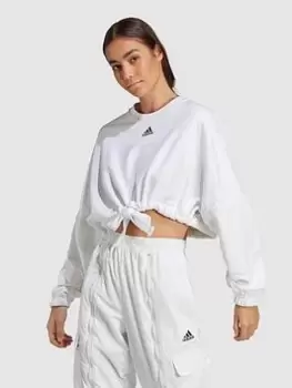 Image of Adidas Sportswear Dance Sweat - White