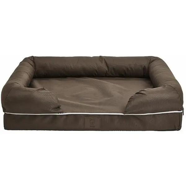 Image of BUNTY Bunty - Dog Pet Washable Soft Foam Water Resistant Mattress Basket Bed Pad Mat - Brown - Medium AFRA-HG-PET-0086_BR-M