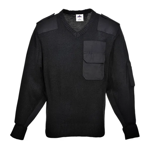 Image of Portwest Nato Mens Sweater B310BKRXXXL Colour: Black
